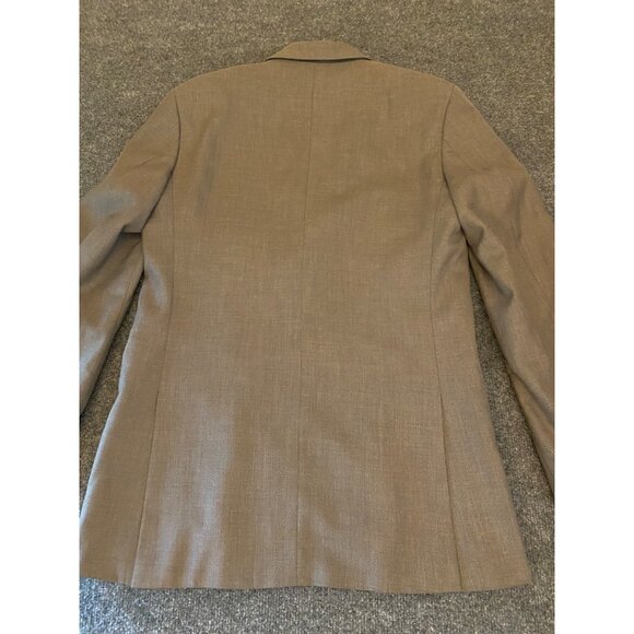 Nautica Slim Fit Sport Coat Mens 38L Mid-Brown/Taupe Two-Button Jacket Blazer - Picture 12 of 16